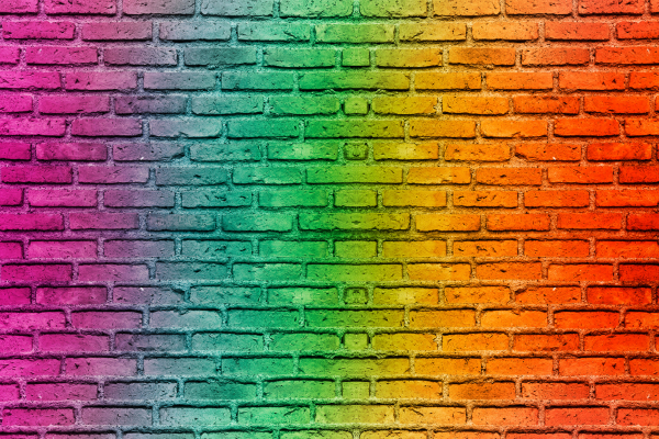 Rainbow brick